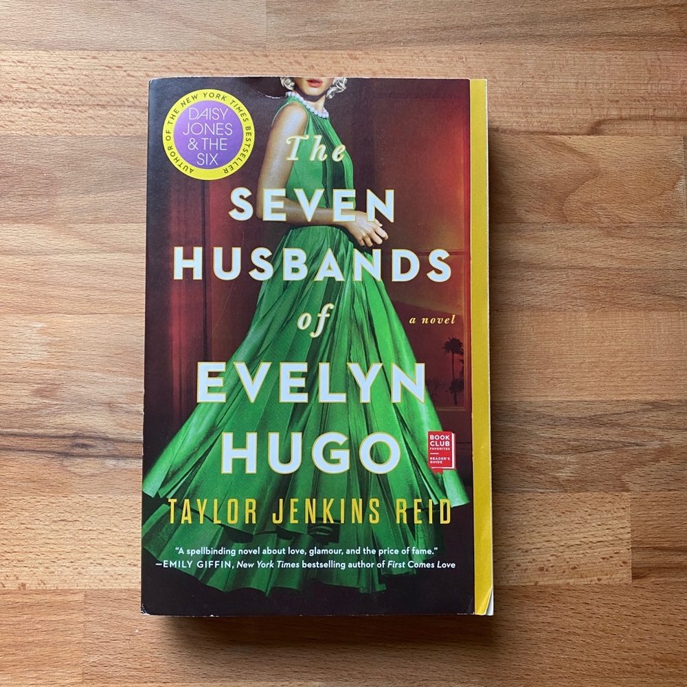 The Seven Husbands of Evelyn Hugo by Taylor Jenkins Reid Paperback Book